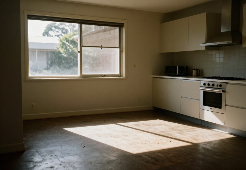 Clean, rodent-free kitchen after treatment